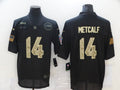 Men’s Seattle Seahawks DK Metcalf #14 Black Jersey