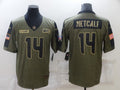 Men’s Seattle Seahawks DK Metcalf #14 Brown Jersey