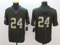 Men’s Seattle Seahawks Marshawn Lynch #24 Army Green Jersey