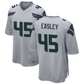 Men’s Seattle Seahawks Retired Player #45 Kenny Easley Nike Gray Alternate Vapor Limited Jersey