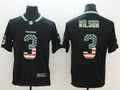 Men’s Seattle Seahawks Russell Wilson #3 Black Alternate Jersey