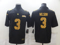 Men’s Seattle Seahawks Russell Wilson #3 Black Jersey
