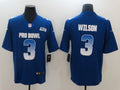 Men’s Seattle Seahawks Russell Wilson #3 Blue Jersey