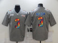 Men’s Seattle Seahawks Russell Wilson #3 Gray Jersey