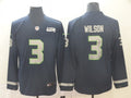 Men’s Seattle Seahawks Russell Wilson #3 Navy Jersey