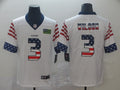 Men’s Seattle Seahawks Russell Wilson #3 White Authentic Jersey