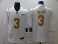 Men’s Seattle Seahawks Russell Wilson #3 White Jersey