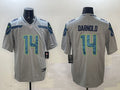 Men’s Seattle Seahawks Sam Darnold #14 Gray Jersey