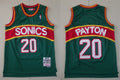 Men’s Seattle Supersonics #20 Gary Payton Green Mitchell & Ness 1995-96 Hardwood Classics Jersey