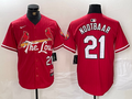 Men’s St. Louis Cardinals Lars Nootbaar #21 Red 2024 City Connect Limited Jersey