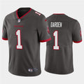 Mens Tampa Bay Buccaneers #1 Jaelon Darden Nike Pewter Alternate Vapor Limited Jersey
