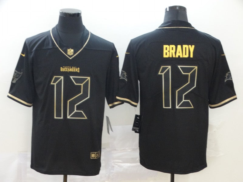Men’s Tampa Bay Buccaneers #12 Tom Brady Black Jersey