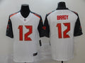 Men’s Tampa Bay Buccaneers #12 Tom Brady Nike Old White Game Player Football Jersey