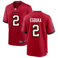 Mens Tampa Bay Buccaneers #2 Emeka Egbuka Nike Home Red F.U.S.E. Vapor Limited Player Jersey