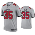Mens Tampa Bay Buccaneers #35 Jamel Dean Nike Gray Inverted Legend Jersey