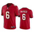 Mens Tampa Bay Buccaneers #6 Baker Mayfield Nike Home Red Vapor Limited Player Jersey