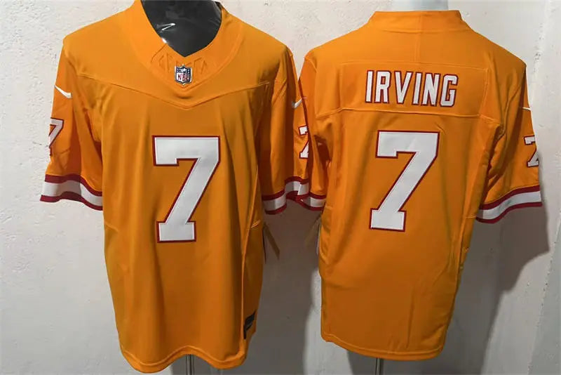 Mens Tampa Bay Buccaneers #7 Bucky Irving Nike Orange Retro Vapor F.U.S.E. Limited Jersey