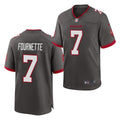 Men’s Tampa Bay Buccaneers #7 Leonard Fournette Nike Pewter Alternate Game Jersey