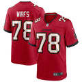 Mens Tampa Bay Buccaneers #78 Tristan Wirfs Nike Home Red Vapor Limited Jersey