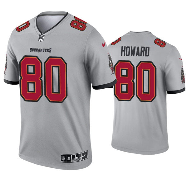 Mens Tampa Bay Buccaneers #80 O.J. Howard Nike Gray 2021 Inverted Legend Limited Jersey