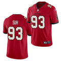 Mens Tampa Bay Buccaneers #93 Ndamukong Suh Nike Home Red Vapor Limited Jersey