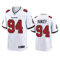 Mens Tampa Bay Buccaneers #94 Calijah Kancey Nike Away White Vapor Limited Player Jersey