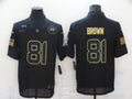 Men’s Tampa Bay Buccaneers Antonio Brown #81 Black Jersey