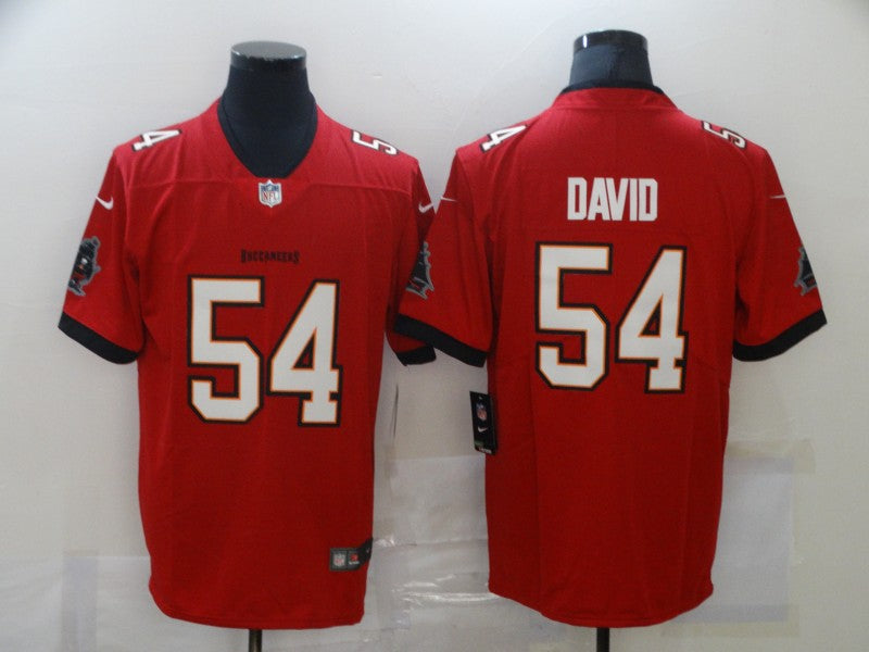 Men’s Tampa Bay Buccaneers Lavonte David #54 Red Jersey