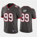 Mens Tampa Bay Buccaneers Retired Player #99 Warren Sapp Nike Pewter Alternate Vapor Limited Jersey