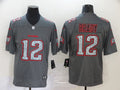 Men’s Tampa Bay Buccaneers Tom Brady #12 Gray Alternate Jersey