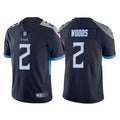 Mens Tennessee Titans #2 Robert Woods Nike Navy Vapor Untouchable Limited Jersey