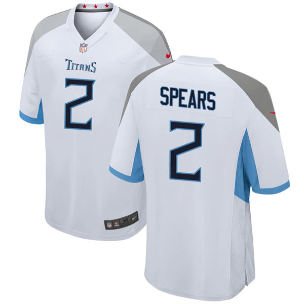 Mens Tennessee Titans #2 Tyjae Spears Nike White Vapor F.U.S.E. Limited Jersey