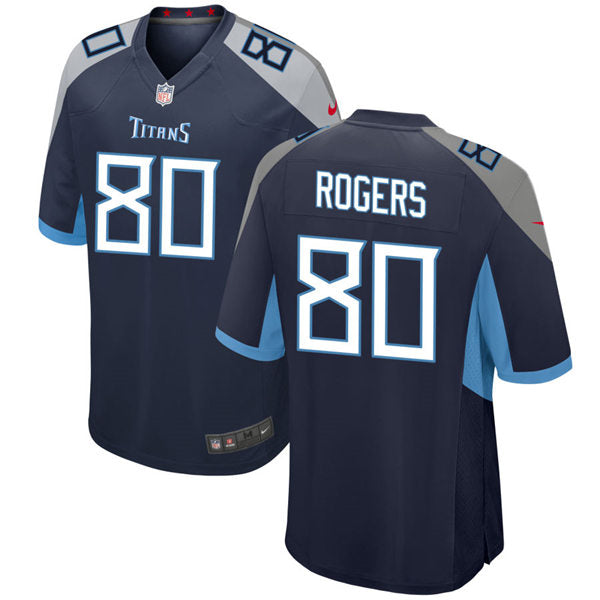 Mens Tennessee Titans #80 Chester Rogers Nike Navy Vapor Untouchable Limited Jersey