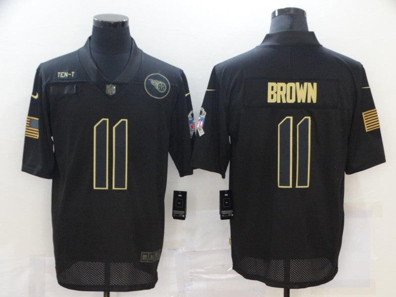 Men’s Tennessee Titans A.J. Brown #11 Black Jersey