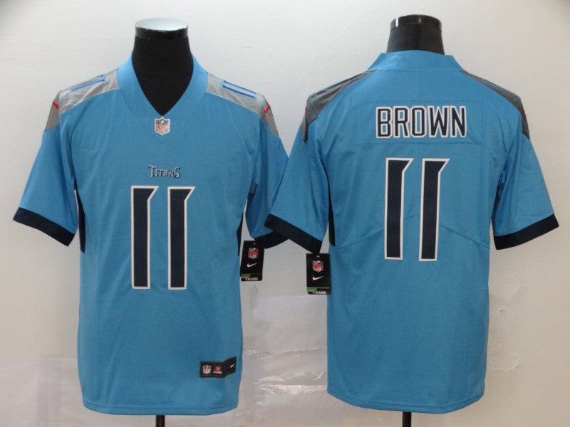 Men’s Tennessee Titans A.J. Brown #11 Light Blue Jersey