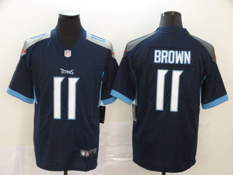 Men’s Tennessee Titans A.J. Brown #11 Navy Jersey