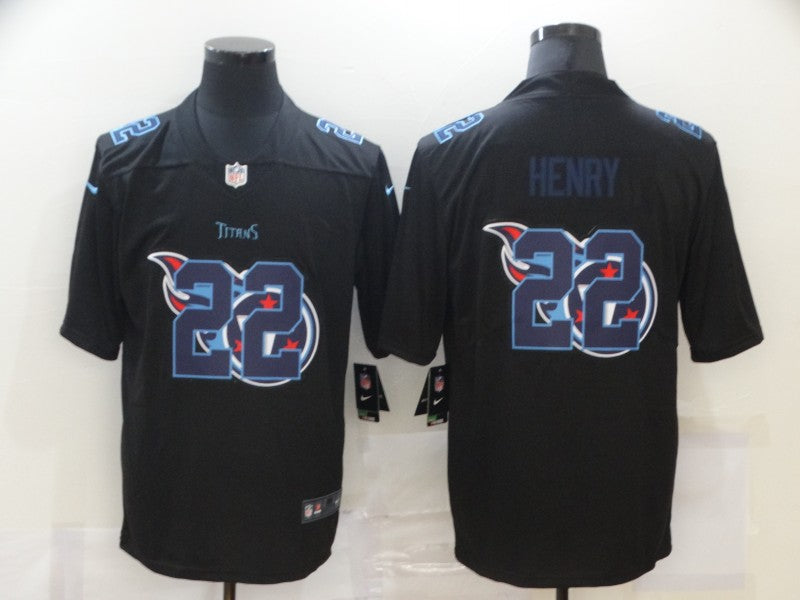 Men’s Tennessee Titans Derrick Henry #22 Black Alternate Jersey