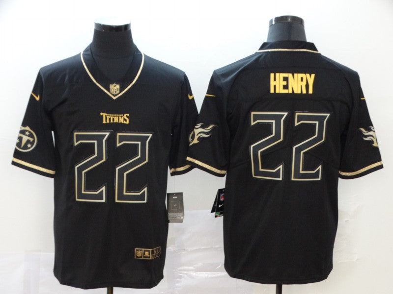 Men’s Tennessee Titans Derrick Henry #22 Black Jersey