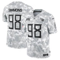 Men’s Tennessee Titans Jeffery Simmons #98 Arctic Camo 2024 Salute to Service Limited Jersey