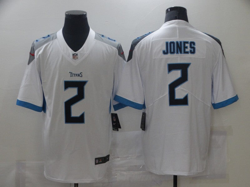 Men’s Tennessee Titans Julio Jones #2 White Jersey