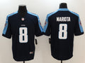 Men’s Tennessee Titans Marcus Mariota #8 Navy Jersey