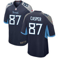 Mens Tennessee Titans Retired Player #87 Dave Casper Nike Navy Vapor F.U.S.E. Limited Jersey