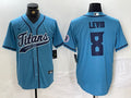 Men’s Tennessee Titans Will Levis #8 Blue Jersey