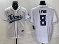 Men’s Tennessee Titans Will Levis #8 White Jersey