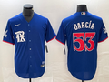 Men’s Texas Rangers Adolis Garcia #53 Royal Jersey