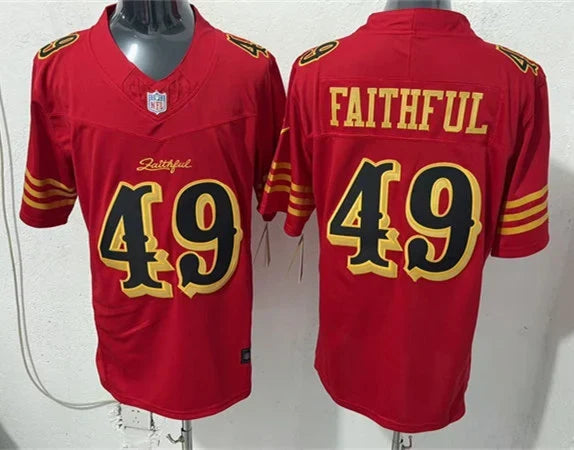 Mens The Faithful San Francisco 49ers Rivalries Collection F.U.S.E. Limited Jersey Red