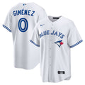 Men/Women/Youth Men’s Toronto Blue Jays #0 Andres Gimenez  White Home Replica Jersey