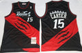 Men’s Toronto Raptors #15 Vince Carter 2000-01 Black Hardwood Classics Soul Swingman Throwback Jersey