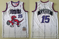 Men’s Toronto Raptors #15 Vince Carter White 1998-99 Mitchell & Ness Hardwood Classics Jersey