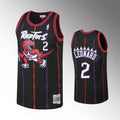 Men’s Toronto Raptors #2 Kawhi Leonard Black Hardwood Classics Reload Jersey